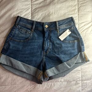 NWT anthropologie pilcro jean shorts size 25